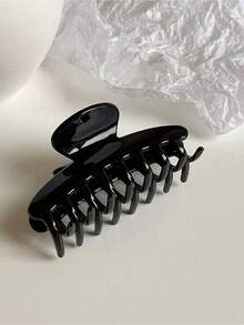 1 szt./3 szt. Spinki do włosów w stylu vintage, modne, geometryczne, wklęsłe spinki z nadrukiem w panterkę dla kobiet, duży rozmiar, odpowiednie do prysznica/mycia włosów, modne akcesoria do włosów, eleganckie spinki do włosów, jesienno-zimowe, na wakacje, damskie - Wielokolorowe - Zobacz 6