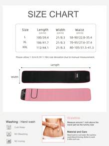 VBOSI Centură de talie din neopren unisex pentru femei și bărbați, 1 bucată - Centură reglabilă pentru slăbire, pentru susținere a abdomenului, la sală și pentru uz zilnic