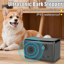 جهاز منع النباح للحيوانات الأليفة الجديد، أداة تدريب محمولة، جهاز تدريب الكلاب بالموجات فوق الصوتية عالي الطاقة المنشط بالصوت، طارد للحيوانات للاستخدام الداخلي والخارجي، جهاز منع النباح بالموجات فوق الصوتية، طارد، مقاوم للضوضاء، مدرب منع نباح الكلاب، مستلزمات الكلاب