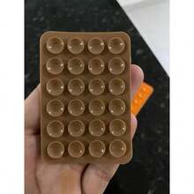 Silicone Suction Cup Holder For Cell Phone Case And Daily Use - 棕色 - 查看 1