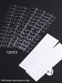 120/240 miếng dán bảng màu sơn móng tay hình tròn chấm tròn, bảng màu nghệ thuật làm móng trong suốt có keo dán, dùng để luyện tập và thực hành sơn móng tay. - Nhiều màu - Xem 6