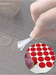Placa de color de frijol de manicura, pegatinas transparentes de puntos de doble cara, 1000 pegatinas, suministros para uñas, herramientas para uñas, herramientas de arte de uñas, de vuelta a la escuela, uñas, herramientas para uñas para uñas postizas
