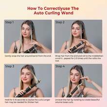 UKLISS Holiday 5-In-1 High Quality Hot Air Brush, Hair Dryer For Salon Quality Styling - Curly, Straight, Fast Drying - US A Type Plug(110-127V) - View 10
