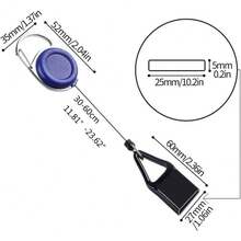 Accesorio para encendedor retráctil negro con llavero, funda de silicona portátil con pinza única, accesorios para fumar, encendedores y cerillas - 1 - Ver 6