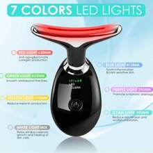 Masajeador Facial Para Aparato Reductor De Papada Cuello - Negro - Ver 6