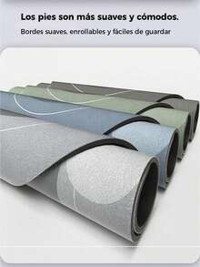 Alfombrillas de baño, decoración de la habitación, accesorios de baño - Gris - Ver 4