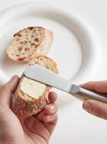 1 pieza/2 piezas/4 piezas Cuchillo para crema de acero inoxidable, cuchillo para queso, espátula para tarta, cuchillo para mantequilla, cortador de queso, herramienta de cocina para hornear