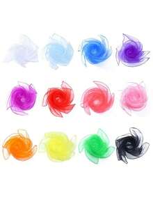 3/6条蒙特梭利感官舞蹈丝带，学习教育舞蹈配件，情人节，圣诞节，圣诞礼物，新年礼物，圣诞节万圣节礼物，生日礼物，2026新年，圣诞节，圣诞礼物 - 彩色 - 查看 9