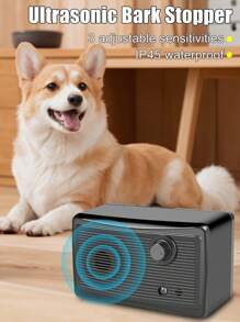 جهاز منع النباح للحيوانات الأليفة الجديد، أداة تدريب محمولة، جهاز تدريب الكلاب بالموجات فوق الصوتية عالي الطاقة المنشط بالصوت، طارد للحيوانات للاستخدام الداخلي والخارجي، جهاز منع النباح بالموجات فوق الصوتية، طارد، مقاوم للضوضاء، مدرب منع نباح الكلاب، مستلزمات الكلاب
