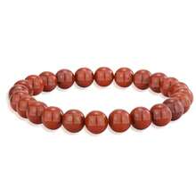 Vibe Green Jade Bracelet - Healing Wealth Bracelet - Jade Beaded Bracelet Women Men - Bring Good Luck Prosperity And Emotional Balance - Adjustable Size - 碧玉 - 查看 1