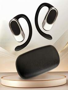 Wireless Ear Clip Bone Conduction Headphone - 黑色 - 查看 7