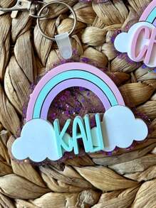 Rainbow Backpack Tag | Boho Rainbow Keychain | Backpack Tag | Bookbag Tag | Back To School | Girls Name Tag | Gift For Girls,Multi-Functional,Ornamental,Letter,Stylish,Modern,Colorful,Cute,Adorable,Casual,Custom,Personalised,Unique,Customized,Ideal Gifts For Him,Ideal Gifts For Her