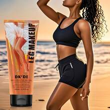 腿部彩妆防水柔滑腿部提升腿部光泽有效遮盖腿部和身体疤痕无瑕美腿持久身体底妆均匀肤色美腿霜 - Net: 100ml - 查看 8