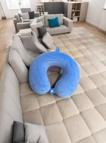 Cuscino da collo a forma di U in memory foam, caldo e confortevole, supporto per il collo, portatile per studenti, adulti, aereo, ufficio, auto