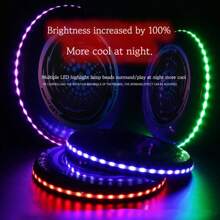 1 pieza Disco volador impermeable y ligero de 23 cm/9.06 pulgadas con iluminación de color - Cultivar el amor de los niños por los deportes - Equipo deportivo para niños con aro LED - Iluminado con LED - Regalo perfecto - Regalo de cumpleaños - Regalo ideal - Regalo sorpresa - Regalo festivo - Regalo navideño - Regalo