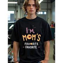 Polo deportivo vendido caliente, camisas de ejercicio para hombres, camisetas favoritas de mamá: camisetas divertidas y emotivas, camisas negras, ropa de golf para hombres - Negro - Ver 1