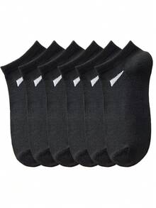 20/10/5/1 Pair Of Men's Short Socks, Invisible Socks,With Double Thread Anti Slip Design,White Socks,Black Socks,Low Cut Ped Socks,Ankle Socks, Moisture Wicking, Soft And Breathable, Suitable For Business And Leisure, Home And Sports, College Style, All Seasons For Daily Wear,Random Colors - Multicolor - View 8