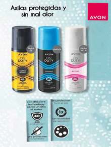 Avon ON DUTY, Desodorante roll-on antitranspirante 48h de protección con tecnología DRY PORE, 84ml - Multicolor - Ver 2