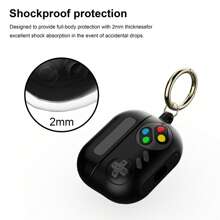 Carcasa protectora de silicona clásica de estilo retro de dibujos animados de 2 mm de grosor, con gancho dorado compatible con Samsung Galaxy Buds3 y Buds3 Pro, anti-caída