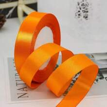 Rainbow Ribbon Solid Series 10 Colors Double Sided Satin Ribbon Used For Gift Packaging, Happy Birthday Party Decoration, Wedding Decoration, And Bouquet Decoration
