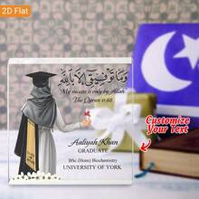 1 Peça Placa Decorativa Acrílica Personalizada - Personalizável com Texto e Imagens, Saudações de Feriados, Presentes de Aniversário | Exibição de Mesa Inspiradora | Sem Fonte de Alimentação Necessária | Ótimo para Decoração Doméstica, Dia dos Namorados, Decoração Dia dos Namorados, Multifuncional, Ornamental, Anti-Mofo, Reutilizável, Fofo, de Alta Qualidade, Vintage, Colorido, Personalizado, Único, Presentes Ideais para Ele, Presentes Ideais para Ela, Namorada, Namorado, Pai, Mãe, Família, Amigos, Filho, Filha, Estudantes da Escola, Sala de Jantar, Banheiro, Sala de Estar, Quarto, Escritório, Sala de Chá, Escola, Casa, Atualização do Quarto, Formatura