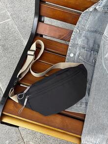 Fanny Pack Crescent-Shaped Chest Bag Large Capacity Sling Bags Crossbody Bag Multifunctional Waist Bags Travel - متعدد الألوان - مشاهدة 7