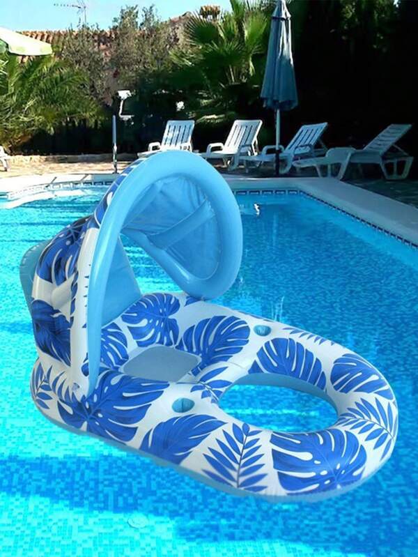 1pc Inflatable Water Lounge Chair Hammock, Summer Vibe Adult Pool And Beach Floating Party Item, Perfect Summer Gift, Swimming Pool Raft Lounger For Adult Vacation Fun And Relaxation