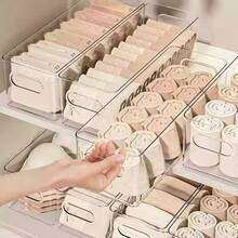 抽屉整理器、衣物整理器、自由组合内衣抽屉整理器、衣柜搁架袜子整理器、内衣、领带、腰带整理器、衣柜胸罩整理器女士收纳整理器旅行必需品礼物返校 - 無色 - 查看 12