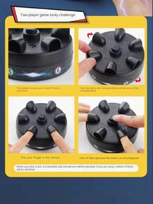 Kids 3-Finger/6-Finger, Lie Detector Toy, Finger Press Toy, Stress Relief Party Game, Boys & Girls Prank Toy, Birthday/Party Gift (May Have Slight Manual Measurement Errors)