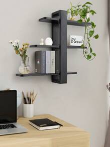 Sich hin- und herbewegende Regale für an der Wand befestigte Regaleinheit Alle Kiefernholz 3-Tier großes Moderne 20in,Regal für Schlafzimmer Wohnzimmer Büro Badezimmer Wohndekoration Speicher Pflanze Fotoanzeige