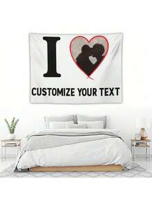 Custom "I Love" Themed Garden Flag - Style 2