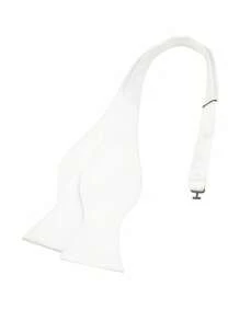 1pc Men's Polyester Solid Bow Tie, Classic Accessory For Wedding, Groom, Business Party Suit