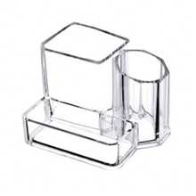 Transparent Lipstick Nail Polish Pencil Brush Holder Organizer - 無色 - 查看 3