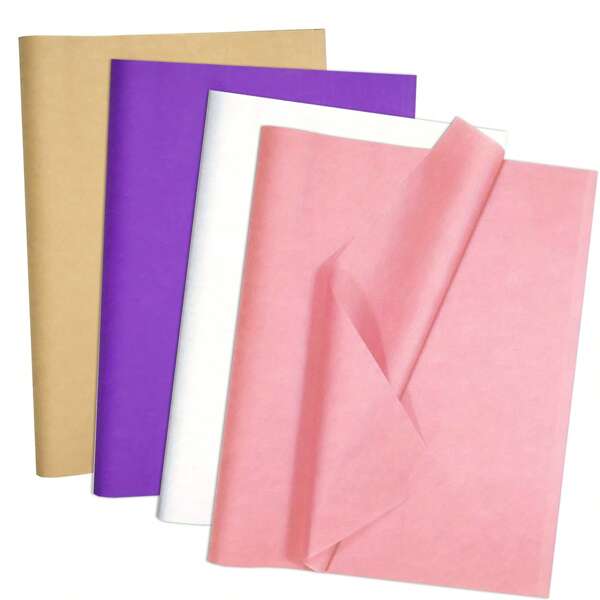 100 Sheets - Easter Soft Tissue Paper Packaging Gift Packaging Crafts DIY Gift Bag Basket Stuffed Shoes Crepe Paper Birthday Easter Decorations - Christmas Gift Wrapping Paper, Birthday Gift Wrapping Paper, Wedding Gift Wrapping Paperschool Supplies,Back To School