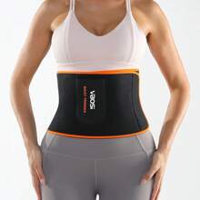 VBOSI Centură de talie din neopren unisex pentru femei și bărbați, 1 bucată - Centură reglabilă pentru slăbire, pentru susținere a abdomenului, la sală și pentru uz zilnic