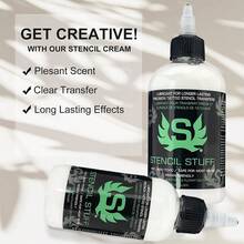 Tattoo Transfer Paste - Tattoo Transfer Cream - Tattoo Template Transfer Gel Solution, Professional Tattoo Template Gel, Template Magic Cream, Suitable For Transfer Paper Machine Templates, Clear And Long-Lasting - Multicolor - View 6