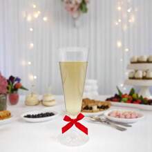 25/10/5 pièces Tasse haute de 155ml, en matière plastique, réutilisable, convient pour les boissons froides, les boissons chaudes, les desserts, les jus, le thé noir, etc. Convient pour les mariages, les anniversaires, la Saint-Valentin, Halloween, Noël et toutes sortes d'événements festifs