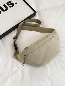 Fanny Pack Crescent-Shaped Chest Bag Large Capacity Sling Bags Crossbody Bag Multifunctional Waist Bags Travel - متعدد الألوان - مشاهدة 11