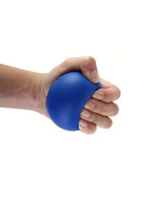 1 pieza Pelota elástica de fortalecimiento de dedos de color aleatorio, pelota de ejercicio de muñeca, herramienta de entrenamiento de apretón de mano para fortalecer los dedos