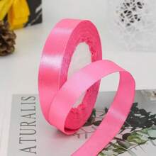 Rainbow Ribbon Solid Series 10 Colors Double Sided Satin Ribbon Used For Gift Packaging, Happy Birthday Party Decoration, Wedding Decoration, And Bouquet Decoration