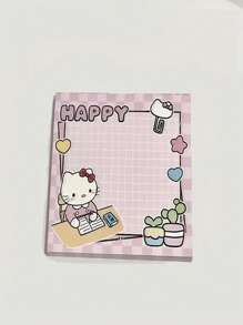 Sanrio [Paquete de 6 notas adhesivas lindas] Paquete de 6 notas adhesivas con personajes de Sanrio - Blocs de notas adhesivas cuadrados y lindos, set de artículos de papelería de oficina y hogar, útiles escolares, de vuelta a clases