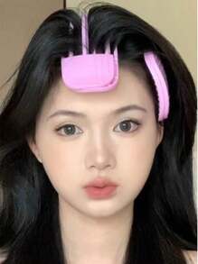 Lazy Person's High Forehead Magic Tool, Seamless Hair Clip, Wind-Shaped Comb, Hair Root Setting, Hair Clip, No Damage To Hair, High Foreheads Fluffy Clip, Bangs Magic Tool, Female High Forehead Hair Pad, Fixed Hair Clip, Lazy Person's Flat Head Magic Tool.