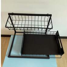 2 Tier Under Sink Organizer, Pull Out Cabinet Organizer, Slide Out Sink Shelf Cabinet Storage Shelves, Under Sink Storage For Kitchen Bathroom Pantry Cabinet Closet Organization Rack, Under Sink Organizers And Storage