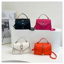 Stylish Retro Crossbody Handbag Women's Fashion Shoulder Bag Quality Korean Mini Square Bag Autumn New Arrival, School Backpack