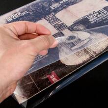 50pcs Heavy-Duty Vinyl Record Sleeves | Crystal Clear PVC Outer Covers | No Flap Design | Fits 12"/10"/7" LPs & Singles | Anti-Static & Scratch-Proof - Clear - View 4