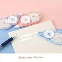 6pcs/Set White Correction Tape Dispenser, Easy-To-Use Applicator For Instant Correction, Suitable For School Supplies And Office Products, School Supplies,Back To School
