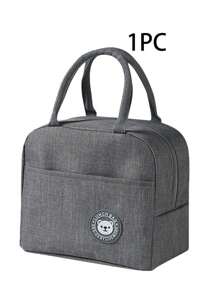Lunch Bag,Bento Tote Bag,Waterproof And Oil-Proof Worker's Lunch Bag,Bear Lady Lunch Bag,Portable Insulated Bag,Waterproof And Oil-Proof Worker's Lunch Bag,Reusable Lunch Bag,Can Be Used For Outing,Work Etc., Back To School, Outdoor Carrying Bag