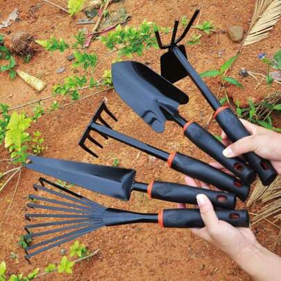 Iron Shovel//Rake For Gardening Tool Multifunctional Double-Sided Planting Tool For Garden Digging,Transplanting,Weedin