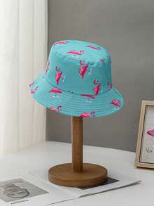 1 Stück Mode Eimer Hut für Frauen und Männer, umkehrbarer Hut für Strand, Outdoor-Urlaub und Sonnenhut