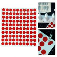 Placa de color de frijol de manicura, pegatinas transparentes de puntos de doble cara, 1000 pegatinas, suministros para uñas, herramientas para uñas, herramientas de arte de uñas, de vuelta a la escuela, uñas, herramientas para uñas para uñas postizas